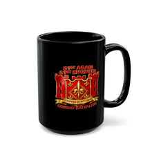 Load image into Gallery viewer, Black Mug  (15oz) - Army - 51st Engineer Combat Battalion - 3d enhanced

