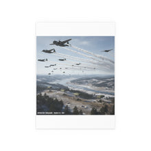 Load image into Gallery viewer, Indoor and Outdoor Silk Posters - Operation Tomahawk - 187th Regimental Combat Team
