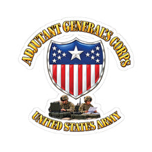 Load image into Gallery viewer, Kiss-Cut Stickers - Army - Adjutant General's Corps - Tactical - 3D - Enhanced
