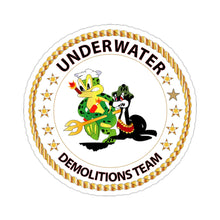 Load image into Gallery viewer, Kiss-Cut Stickers - Navy - SOF - Underwater Demolitions Team
