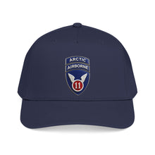 Load image into Gallery viewer, Mid Profile Baseball Cap - 11th Airborne Division w Arctic Tab wo txt - 3D - Enhanced
