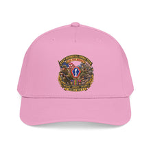 Load image into Gallery viewer, Mid Profile Baseball Cap - Army - 442nd Infantry Regimental Combat Team - 3D - Enhanced with EUR WWII SVC

