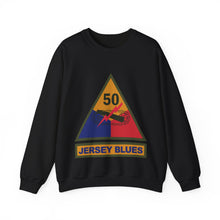 Load image into Gallery viewer, Crewneck Sweatshirt - SSI - 50th Armored Division w Name Tape X 300
