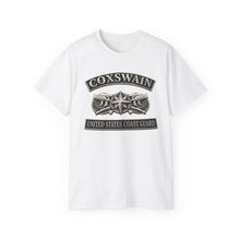 Load image into Gallery viewer, Unisex Ultra Cotton Tee - USCG - Coxswain w txt - Silver - 3D - Enhanced
