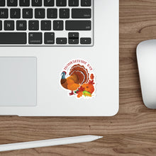 Load image into Gallery viewer, Die-Cut Stickers - Thanksgiving - Happy Turkey Day
