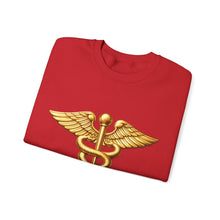 Load image into Gallery viewer, Crewneck Sweatshirt - Army Medical Corps Branch Insignia - 3D - Enhanced
