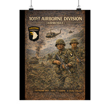 Load image into Gallery viewer, Matte Poster - 101st Airborne in the A Shau Valley
