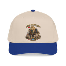 Load image into Gallery viewer, Mid Profile Baseball Cap - Army - Buffalo Soldiers in Iraq - OIF - Cavalrymen at War  w IRAQ SVC - 3D - Enhanced
