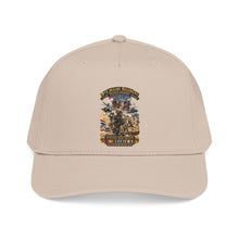 Load image into Gallery viewer, Mid Profile Baseball Cap - Army - Todays Buffalo Soldiers in Iraq - OIF - Cavalrymen at War  w IRAQ SVC - 3D - Enhanced
