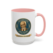 Load image into Gallery viewer, Accent Coffee Mug — "Celebrating 200 Years" Solomon Koonce Portrait (11/15 oz)
