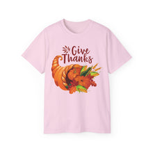 Load image into Gallery viewer, Unisex Ultra Cotton Tee - Thanksgiving - Give Thanks
