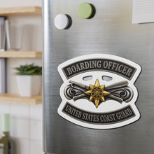 Load image into Gallery viewer, Die-Cut Magnet - USCG - Boarding Officer w txt - 3D - Enhanced
