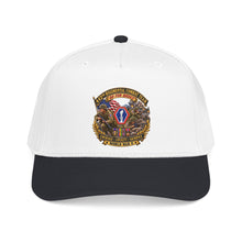Load image into Gallery viewer, Mid Profile Baseball Cap - Army - 442nd Infantry Regimental Combat Team - 3D - Enhanced with EUR WWII SVC
