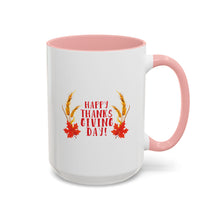 Load image into Gallery viewer, Accent Coffee Mug - Happy Thanksgiving Day
