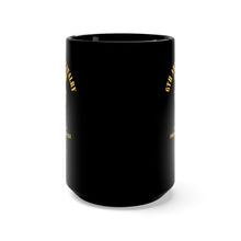 Load image into Gallery viewer, Black Coffee Mug 15oz - Army - 6th ACR w Cav Br  Ft Knox Kentucky - 1981-1985 w M1 Green X 300
