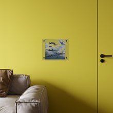 Load image into Gallery viewer, Acrylic Wall Art Panel - German jet fighters attacking US bombing formations
