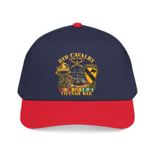 Load image into Gallery viewer, Mid Profile Baseball Cap - Army - 8th Cavalry (Air Cav) - 1st Cav Division w VN SVC - 3D - Enhanced
