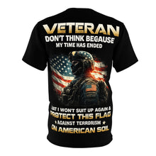 Load image into Gallery viewer, Veteran’s pride and sacrifice T-Shirt
