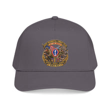Load image into Gallery viewer, Mid Profile Baseball Cap - Army - 442nd Infantry Regimental Combat Team - 3D - Enhanced with EUR WWII SVC
