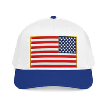 Load image into Gallery viewer, Mid Profile Baseball Cap - Flag - United States - 3D - Enhanced
