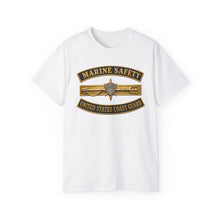 Load image into Gallery viewer, Unisex Ultra Cotton Tee - USCG - Marine Safety w txt - 3D - Enhanced
