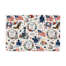 Load image into Gallery viewer, Gift Wrap Paper — memorial day patterns

