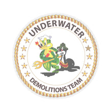 Load image into Gallery viewer, Kiss-Cut Stickers - Navy - SOF - Underwater Demolitions Team
