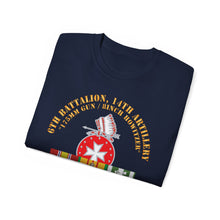 Load image into Gallery viewer, Unisex Ultra Cotton Tee - 6th Battalion, 14th Artillery Regiment - DUI - VN SVC BAR - Top X 300
