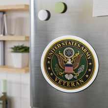 Load image into Gallery viewer, Die-Cut Magnet - Army - US Army Veteran - 3D - Enhanced
