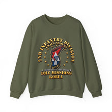 Load image into Gallery viewer, Crewneck Sweatshirt - Army - 2nd Infantry Division - ImJin Scout - DMZ Missions - 3D - Enhanced
