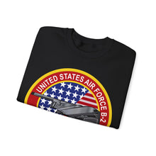 Load image into Gallery viewer, Unisex Heavy Blend Crewneck Sweatshirt - Usaf - B2 - Spirit - Stealth Bomber Wo Txt
