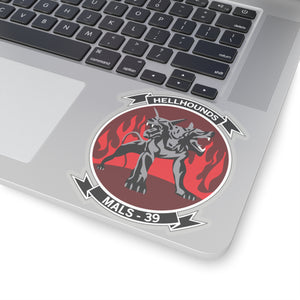 Kiss-Cut Stickers - USMC - Marine Aviation Logistics Squadron 39 - MALS 39 - Hellhounds - wo txt