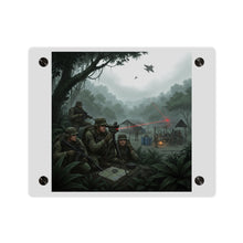Load image into Gallery viewer, Acrylic Wall Art Panel - SOF Team Hitting a Jungle Drug Lab
