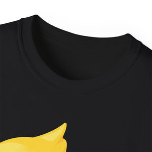 Unisex Ultra Cotton Tee - Yellow Rubber Duck - Oblique Left Front X 300