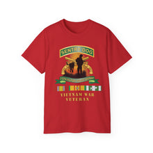 Load image into Gallery viewer, Unisex Ultra Cotton Tee - Army - Sentry Dog - 212th Military Police Company - Dog Fire w Br - Ribbon Vietnam War Veteran w VN SVC X 300
