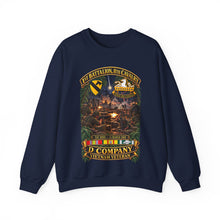Load image into Gallery viewer, Crewneck Sweatshirt - 1st Battalion 8th Cavalry, Delta Company - w SSI - DUI - Tay Ninh 21 March 1969 - 3D - Enhanced
