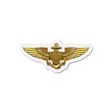 Load image into Gallery viewer, Die-Cut Magnet - USCG - Aviator Badge wo txt - 3D - Enhanced
