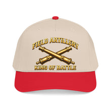 Load image into Gallery viewer, Mid Profile Baseball Cap - Field Artillery - King of Battle - 3D - Enhanced
