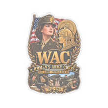 Load image into Gallery viewer, Kiss-Cut Stickers - WAC - Womens Army Corps - WWII - 3D - Enhanced
