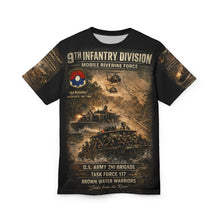 Load image into Gallery viewer, 9th Infantry Division Vietnam Tribute All-Over Print Tee — Mobile Riverine Force (MRF)

