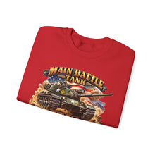 Load image into Gallery viewer, Crewneck Sweatshirt - Army - Main Battle Tank - M60A1 w Fire- Right Face - 3D - Enhanced
