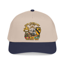 Load image into Gallery viewer, Mid Profile Baseball Cap - Army - 8th Cavalry (Air Cav) - 1st Cav Division w VN SVC - 3D - Enhanced
