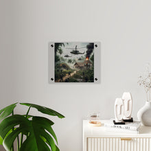 Load image into Gallery viewer, Acrylic Wall Art Panel - Vietnam Village Helicopter Assault
