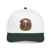 Load image into Gallery viewer, Mid Profile Baseball Cap - Army - 442nd Infantry Regimental Combat Team - 3D - Enhanced with EUR WWII SVC
