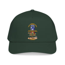 Load image into Gallery viewer, Mid Profile Baseball Cap - XVIII Airborne Corps Desert Storm Ribbons - with Scene - 3D - Transparent
