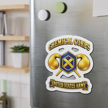 Load image into Gallery viewer, Die-Cut Magnet - Army - Chemical Corps - 3D - Enhanced

