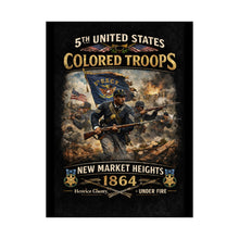 Load image into Gallery viewer, Matte Poster - Honoring the 5th USCT at New Market Heights- Poster
