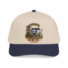 Load image into Gallery viewer, Mid Profile Baseball Cap - Army - 2nd Infantry Division w Br - Ribbon COLD WAR Vet Tab - Korea - 3D - Enhanced
