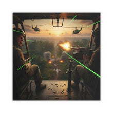 Load image into Gallery viewer, Indoor and Outdoor Silk Posters - VIetnam Hot LZ from Side Door
