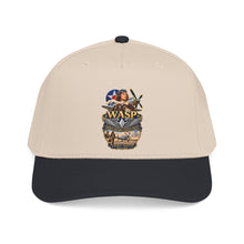 Load image into Gallery viewer, Mid Profile Baseball Cap - WASP - Women Airforce Service Pilot - WWII - 3D - Enhanced
